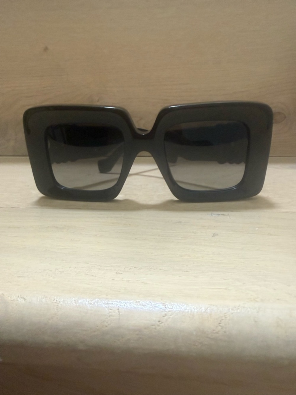 Loewe Black Oversized Square Sunglasses